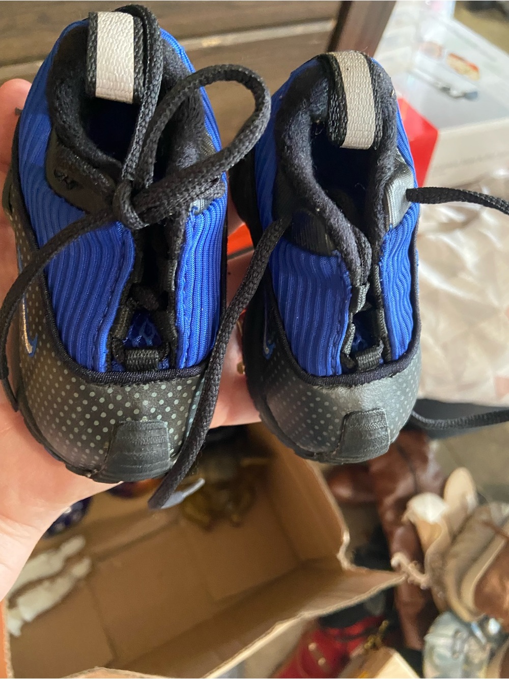 Nike Kids Blue and Black Athletic Sneakers